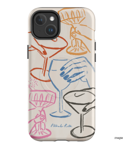 Cheers Multi Printed Phone Cases iPhone 14 Plus / Armoured MagSafe by Phthalo Ruth - The Dairy