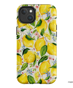 Citrus Lemon Printed Phone Cases iPhone 14 Plus / Armoured MagSafe by Ellie Mae - The Dairy