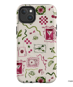 Martini Gal Printed Phone Cases iPhone 14 Plus / Armoured MagSafe by Charlie Taylor - The Dairy