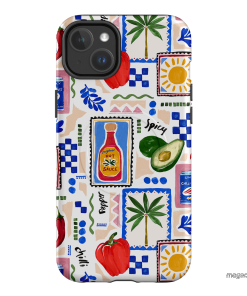 Mexico Holiday Printed Phone Cases iPhone 14 Plus / Armoured MagSafe by Charlie Taylor - The Dairy