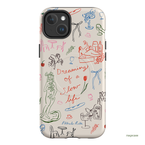 Muse Dreams Printed Phone Cases iPhone 14 Plus / Armoured MagSafe by Phthalo Ruth - The Dairy