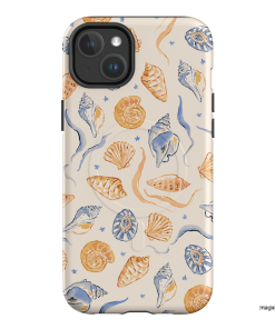 Shells & Swirls Printed Phone Cases by Cass Deller - The Dairy