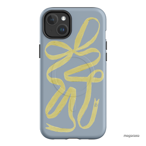 Sorbet Ribbon Printed Phone Cases iPhone 14 Plus / Armoured MagSafe by Jasmine Dowling - The Dairy