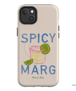 Spicy Marg Printed Phone Cases iPhone 14 Plus / Armoured MagSafe by Phthalo Ruth - The Dairy