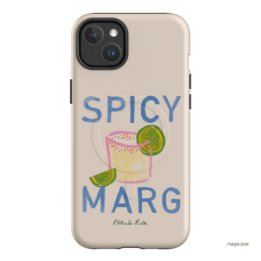 Spicy Marg Printed Phone Cases iPhone 14 Plus / Armoured MagSafe by Phthalo Ruth - The Dairy