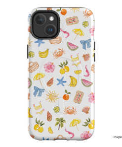 Summer Icons Printed Phone Cases iPhone 14 Plus / Armoured MagSafe by Cass Deller - The Dairy