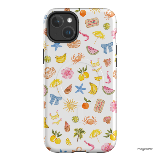 Summer Icons Printed Phone Cases iPhone 14 Plus / Armoured MagSafe by Cass Deller - The Dairy
