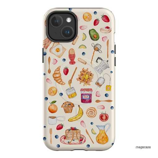 Sunday Breakfast Printed Phone Cases iPhone 14 Plus / Armoured MagSafe by BG. Studio - The Dairy