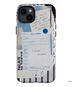 Call Memo Printed Phone Cases iPhone 14 Plus / Armoured by Jasmine Dowling - The Dairy