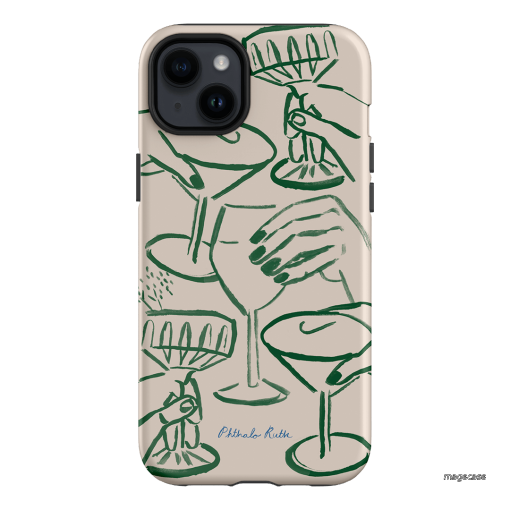 Cheers Printed Phone Cases iPhone 14 Plus / Armoured by Phthalo Ruth - The Dairy