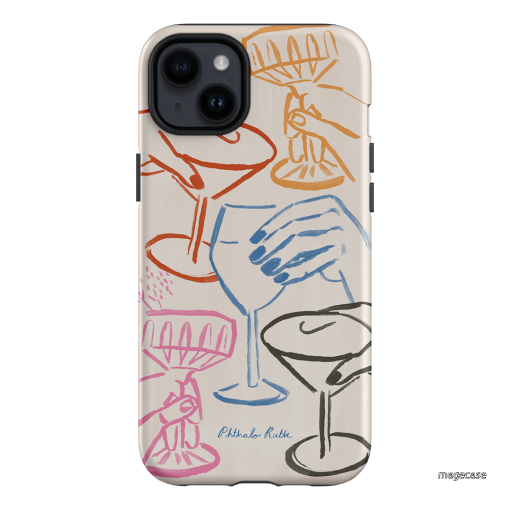 Cheers Multi Printed Phone Cases iPhone 14 Plus / Armoured by Phthalo Ruth - The Dairy