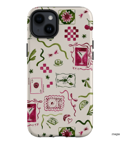 Martini Gal Printed Phone Cases iPhone 14 Plus / Armoured by Charlie Taylor - The Dairy