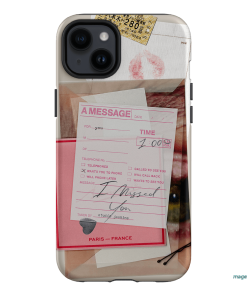 Missed Call Printed Phone Cases iPhone 14 Plus / Armoured by Jasmine Dowling - The Dairy