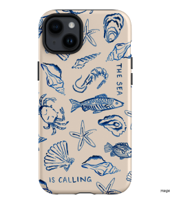 Sea Call Printed Phone Cases iPhone 14 Plus / Armoured by Cass Deller - The Dairy