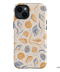Shells & Swirls Printed Phone Cases by Cass Deller - The Dairy