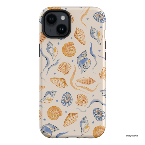Shells & Swirls Printed Phone Cases by Cass Deller - The Dairy