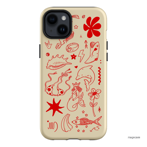 Spiced Cowboy Cream Printed Phone Cases iPhone 14 Plus / Armoured by Easty Beasty - The Dairy