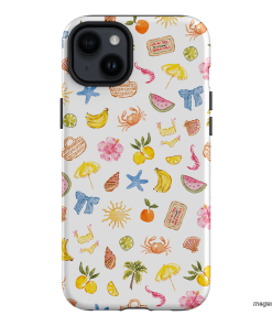 Summer Icons Printed Phone Cases iPhone 14 Plus / Armoured by Cass Deller - The Dairy