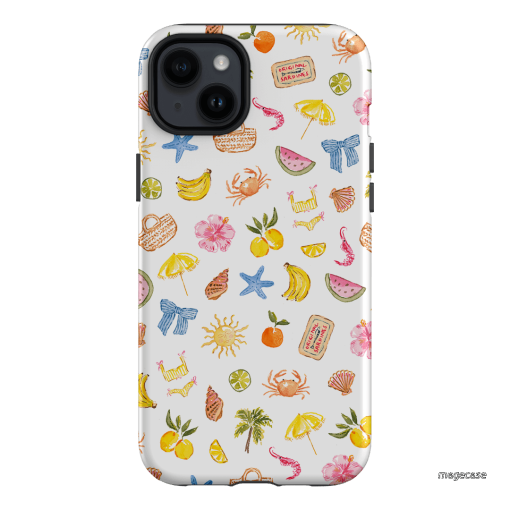 Summer Icons Printed Phone Cases iPhone 14 Plus / Armoured by Cass Deller - The Dairy