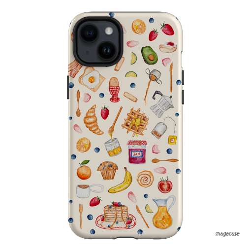 Sunday Breakfast Printed Phone Cases iPhone 14 Plus / Armoured by BG. Studio - The Dairy
