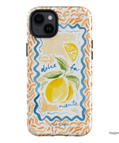 Dolce Far Niente Printed Phone Cases iPhone 14 Plus / Armoured by Cass Deller - The Dairy