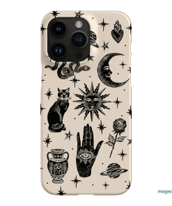 Astro Flash Beige Printed Phone Cases by Veronica Tucker - The Dairy