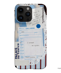 Call Memo Printed Phone Cases iPhone 14 Pro Max / Snap by Jasmine Dowling - The Dairy