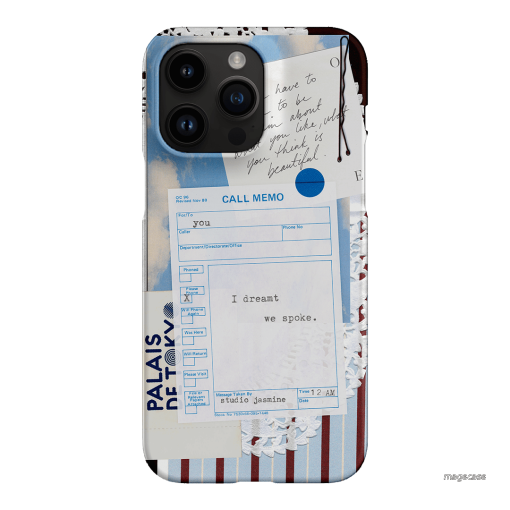 Call Memo Printed Phone Cases iPhone 14 Pro Max / Snap by Jasmine Dowling - The Dairy
