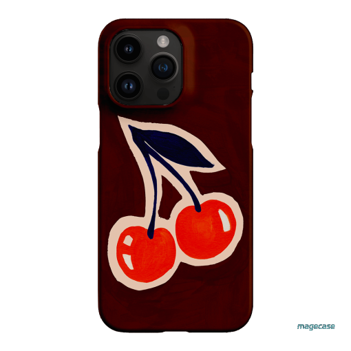 Cherries Printed Phone Cases iPhone 14 Pro Max / Snap by Studio Bon - The Dairy