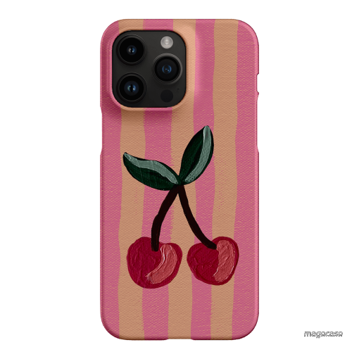 Cherry On Top Printed Phone Cases iPhone 14 Pro Max / Snap by Amy Gibbs - The Dairy