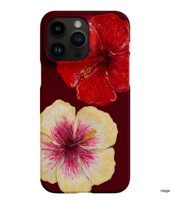 Hibiscus Flower Printed Phone Cases iPhone 14 Pro Max / Snap by BG. Studio - The Dairy