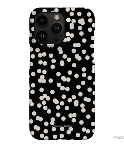 Mini Confetti Noir Printed Phone Cases iPhone 14 Pro Max / Snap by Veronica Tucker - The Dairy