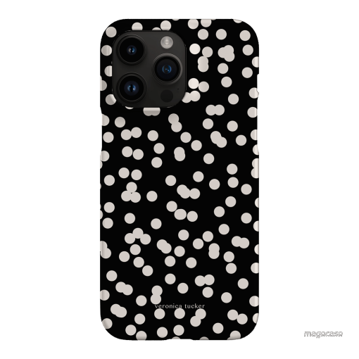 Mini Confetti Noir Printed Phone Cases iPhone 14 Pro Max / Snap by Veronica Tucker - The Dairy