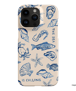 Sea Call Printed Phone Cases iPhone 14 Pro Max / Snap by Cass Deller - The Dairy