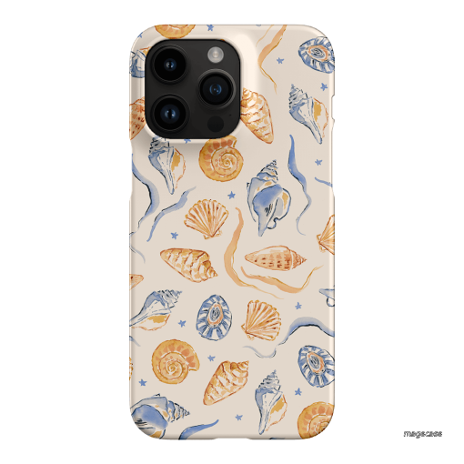 Shells & Swirls Printed Phone Cases by Cass Deller - The Dairy