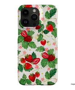 Strawberry Patch Printed Phone Cases iPhone 14 Pro Max / Snap by Ellie Mae - The Dairy