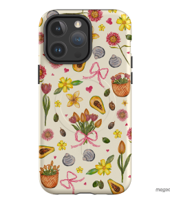 Bouquets & Bows Printed Phone Cases iPhone 14 Pro Max / Armoured MagSafe by BG. Studio - The Dairy