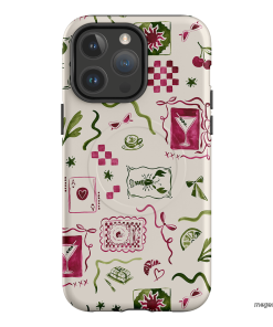 Martini Gal Printed Phone Cases iPhone 14 Pro Max / Armoured MagSafe by Charlie Taylor - The Dairy