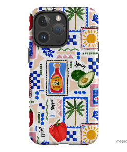 Mexico Holiday Printed Phone Cases iPhone 14 Pro Max / Armoured MagSafe by Charlie Taylor - The Dairy