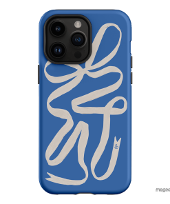 Something Blue Ribbon Printed Phone Cases iPhone 14 Pro Max / Armoured by Jasmine Dowling - The Dairy
