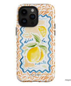 Dolce Far Niente Printed Phone Cases iPhone 14 Pro Max / Armoured by Cass Deller - The Dairy