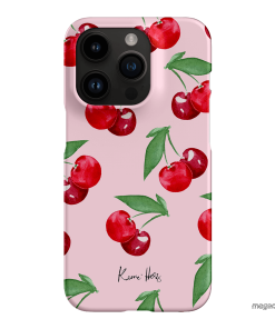 Cherry Rose Printed Phone Cases iPhone 14 Pro / Snap by Kerrie Hess - The Dairy