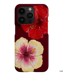 Hibiscus Flower Printed Phone Cases iPhone 14 Pro / Snap by BG. Studio - The Dairy