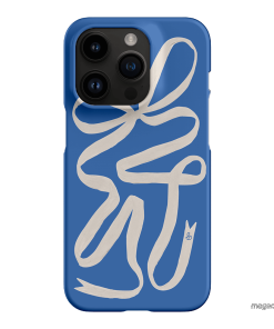 Something Blue Ribbon Printed Phone Cases iPhone 14 Pro / Snap by Jasmine Dowling - The Dairy