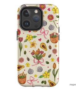 Bouquets & Bows Printed Phone Cases iPhone 14 Pro / Armoured MagSafe by BG. Studio - The Dairy