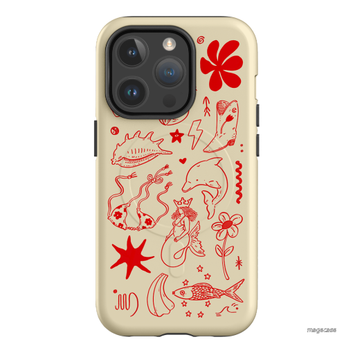 Spiced Cowboy Cream Printed Phone Cases iPhone 14 Pro / Armoured MagSafe by Easty Beasty - The Dairy