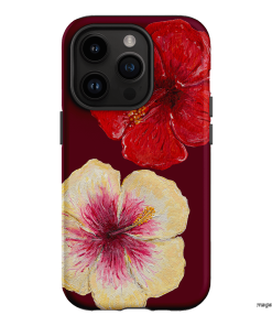 Hibiscus Flower Printed Phone Cases iPhone 14 Pro / Armoured by BG. Studio - The Dairy