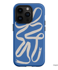 Something Blue Ribbon Printed Phone Cases iPhone 14 Pro / Armoured by Jasmine Dowling - The Dairy
