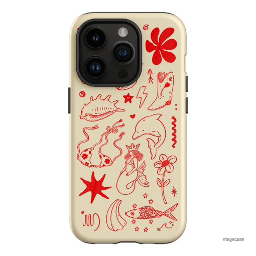 Spiced Cowboy Cream Printed Phone Cases iPhone 14 Pro / Armoured by Easty Beasty - The Dairy