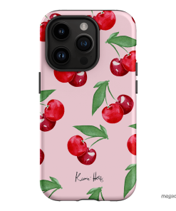 Cherry Rose Printed Phone Cases iPhone 14 Pro / Armoured by Kerrie Hess - The Dairy